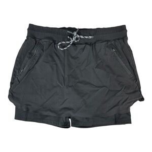 Athleta Trekkie North Skort Outdoor Active Drawstring Waist Women’s Sz 10 black